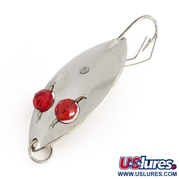 Vintage  Eppinger Weedless Red Eye Junior, 2/5oz Nickel / Red fishing spoon #7904