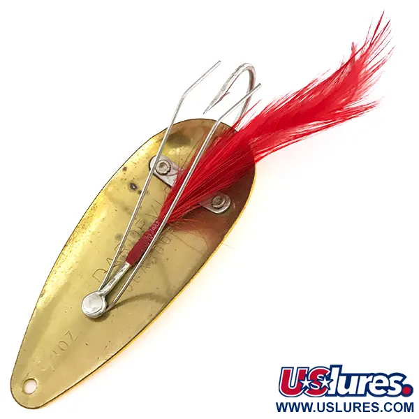 Vintage  Eppinger Weedless Dardevle Dardevlet , 3/4oz Five of Diamonds fishing spoon #7907