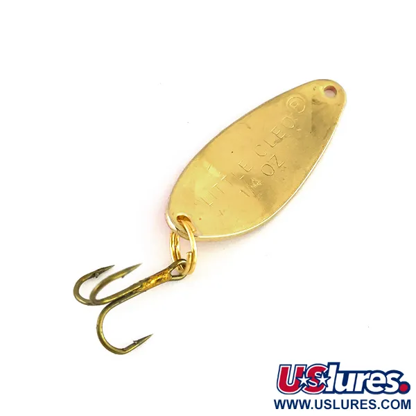 Vintage   Acme Little Cleo, 1/4oz Copper / Red / Gold fishing spoon #7928