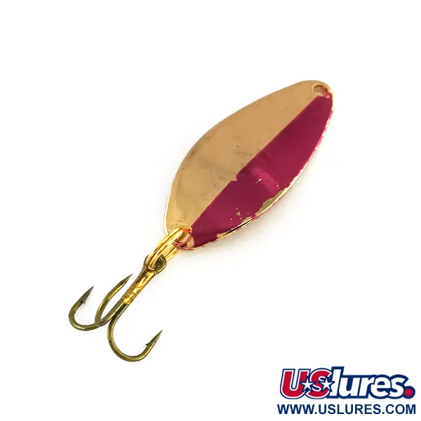 Vintage   Acme Little Cleo, 1/4oz Copper / Red / Gold fishing spoon #7928