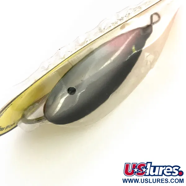   Weedless Johnson Silver Minnow, 1/2oz Gray / Black / Red fishing spoon #7943