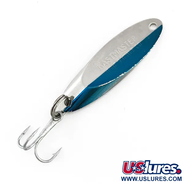 Vintage  Acme Kastmaster , 1/4oz Nickel / Blue fishing spoon #7963