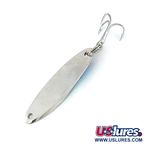 Vintage  Acme Kastmaster , 1/4oz Nickel / Blue fishing spoon #7963