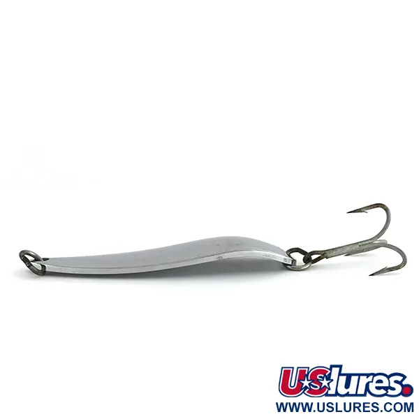 Vintage  Luhr Jensen Krocodile Die #5, 1oz Nickel fishing spoon #8001