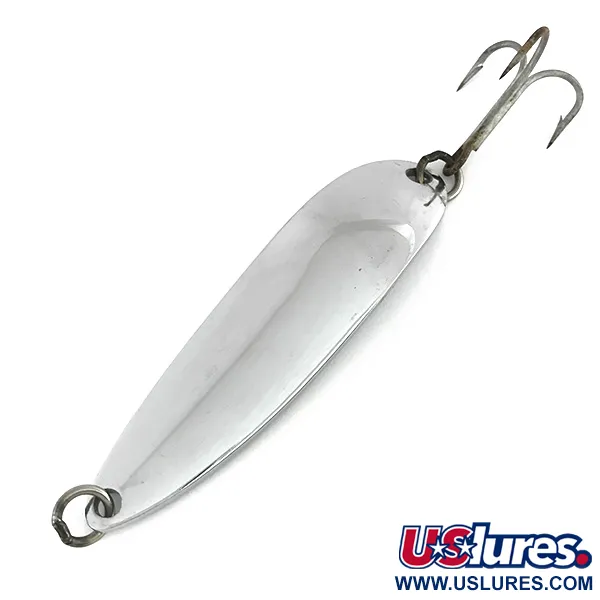 Vintage  Luhr Jensen Krocodile Die #5, 1oz Nickel fishing spoon #8001