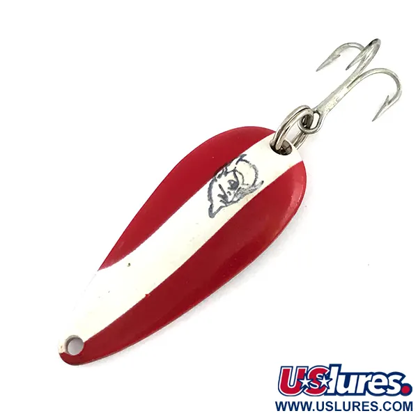  Eppinger Dardevle Spinnie, 1/3oz Red / White / Nickel fishing spoon #8003