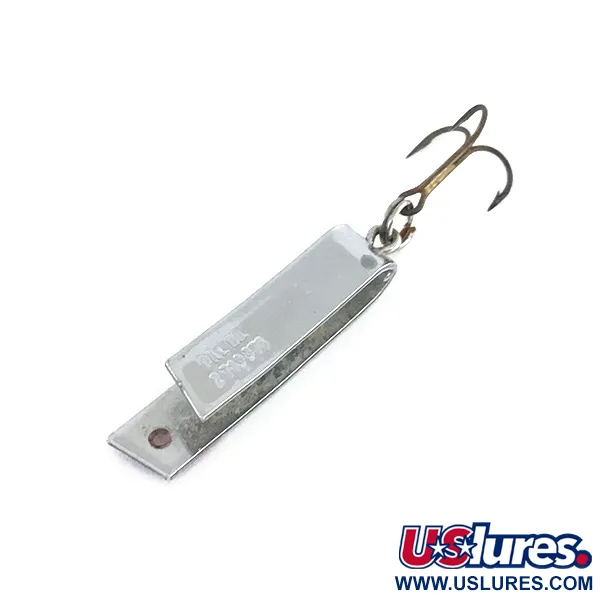 Vintage   Luhr Jensen Super-Duper 501, 3/32oz Nickel fishing spoon #8018