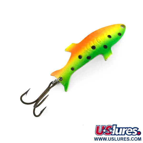   Acme Phoebe UV, 3/16oz Fire Tiger fishing spoon #8041