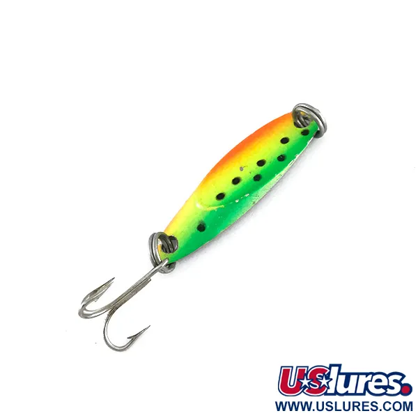 Vintage  Acme Kastmaster UV, 1/8oz Fire Tiger fishing spoon #8043