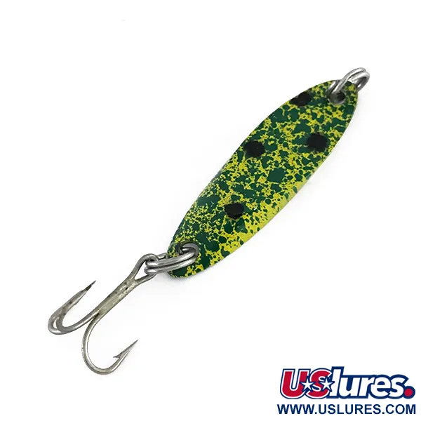 Vintage  Acme Kastmaster , 1/8oz Frog / Nickel fishing spoon #8090