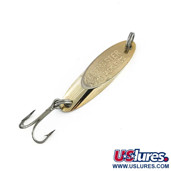Vintage  Acme Kastmaster , 1/8oz Gold fishing spoon #8092