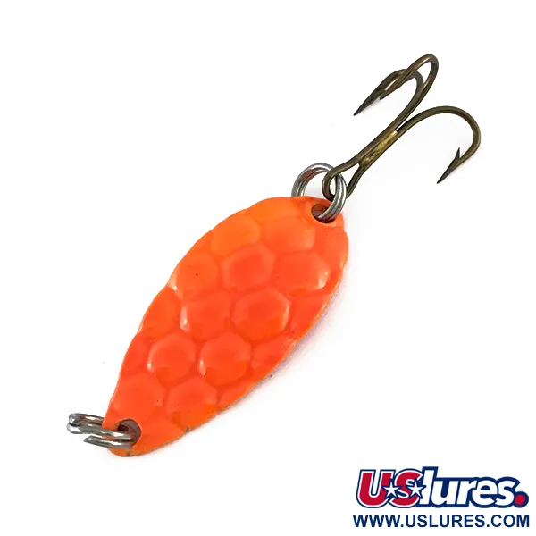 Vintage   Acme Little Cleo, 1/8oz Orange fishing spoon #8119