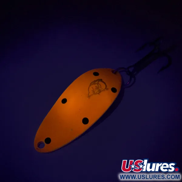 Vintage  Eppinger Dardevle Devle Dog 5300 UV, 1/3oz Red / Black / Nickel fishing spoon #8149