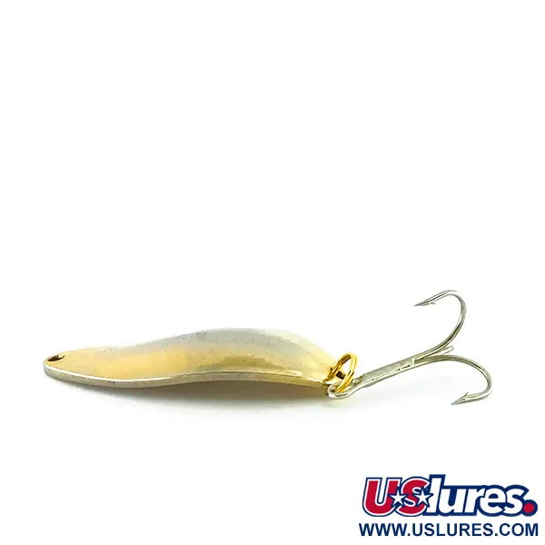 Vintage  Seneca Little Cleo (Hula Girl), 2/3oz Gold fishing spoon #8175