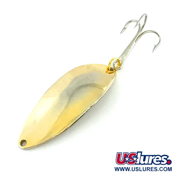 Vintage  Seneca Little Cleo (Hula Girl), 2/3oz Gold fishing spoon #8175