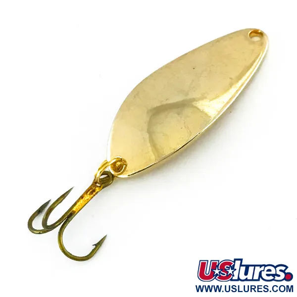 Vintage  Seneca Little Cleo, 1/4oz Gold fishing spoon #8176