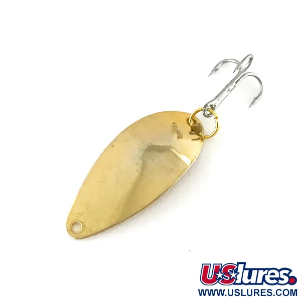 Vintage  Seneca Little Cleo, 1/16oz Gold fishing spoon #8180