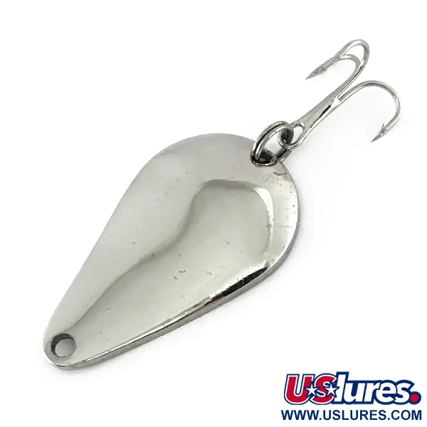 Vintage  Acme K.O. Wobbler, 1/2oz Nickel fishing spoon #8183