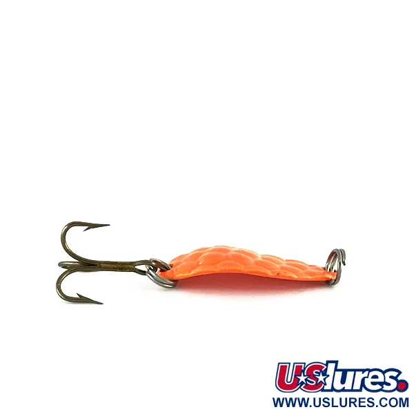 Vintage   Acme Little Cleo, 1/8oz Orange fishing spoon #8187