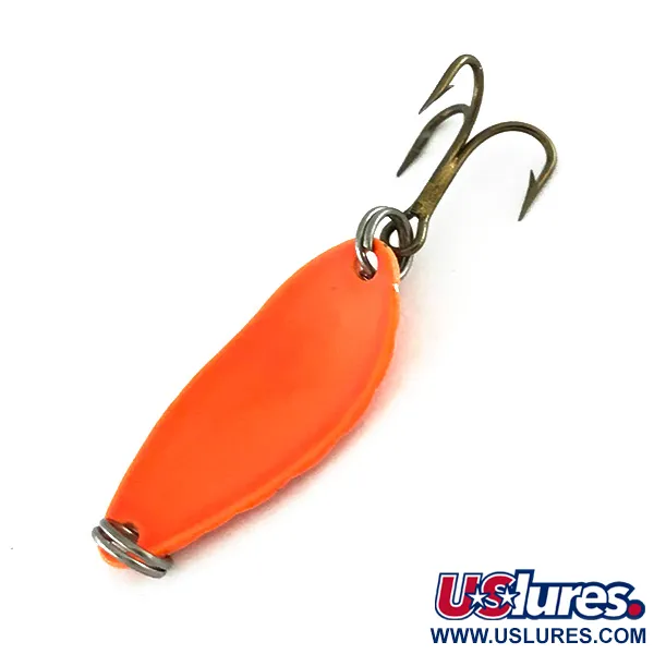 Vintage   Acme Little Cleo, 1/8oz Orange fishing spoon #8187