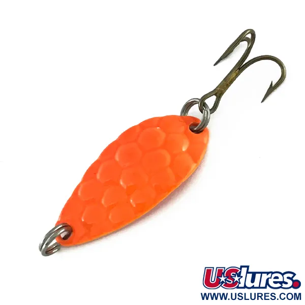 Vintage   Acme Little Cleo, 1/8oz Orange fishing spoon #8187