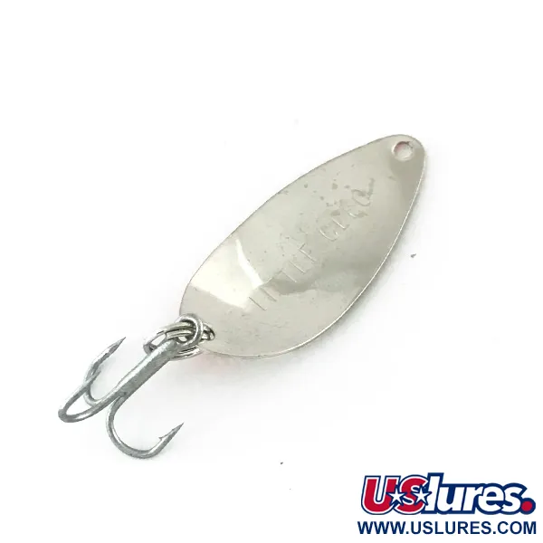 Vintage  Seneca Little Cleo, 1/16oz Nickel / Orange fishing spoon #8188