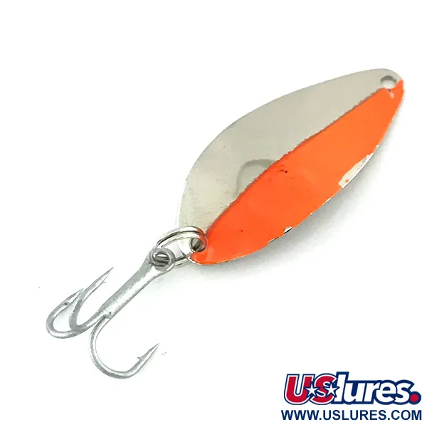 Vintage  Seneca Little Cleo, 1/16oz Nickel / Orange fishing spoon #8188