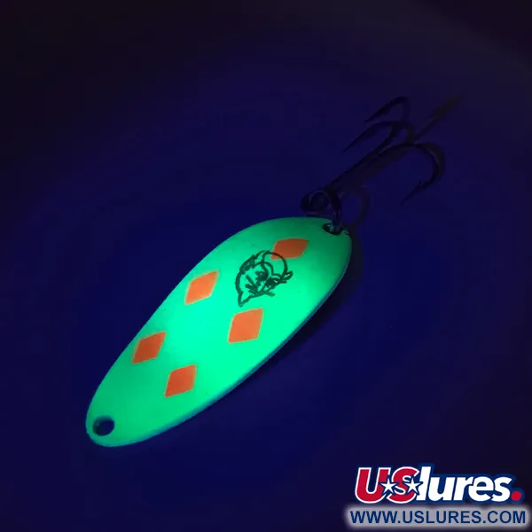  Eppinger Dardevle Devle Dog 5300 UV, 1/3oz Five of Diamonds fishing spoon #8190