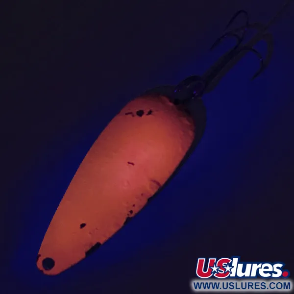 Vintage   Rainbow Plastics, 3/5oz Nickel / Pink fishing spoon #8212