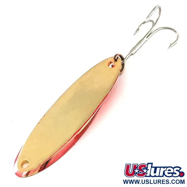Vintage  Acme Kastmaster , 3/4oz Red / Gold fishing spoon #8226
