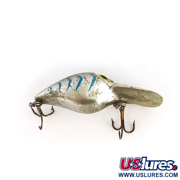Vintage   Storm Wee Wart (Pre Rapala), 1/4oz Silver / Blue fishing lure #8235