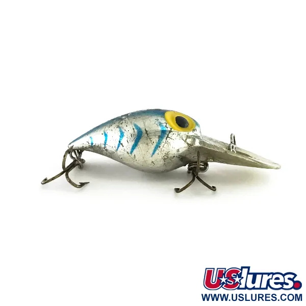 Vintage   Storm Wee Wart (Pre Rapala), 1/4oz Silver / Blue fishing lure #8235