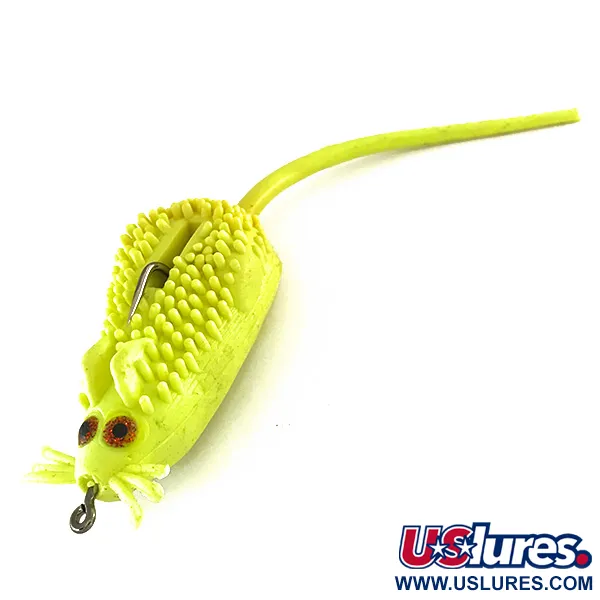 Vintage   Strike King King Rat UV, 1/2oz Yellow fishing #8238