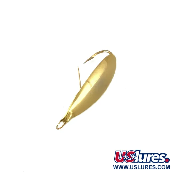 Vintage   Weedless Johnson Silver Minnow, 1/3oz Gold fishing spoon #8245