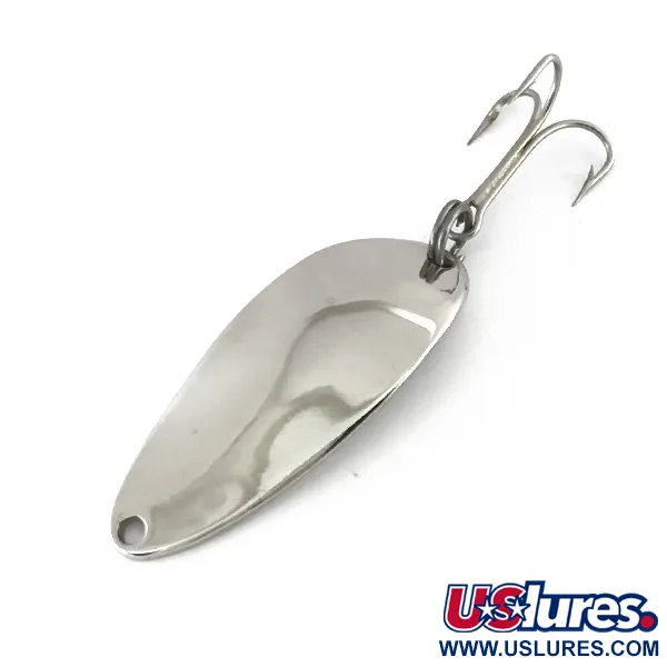 Vintage  Seneca Little Cleo (Hula Girl), 1/3oz Nickel fishing spoon #8259