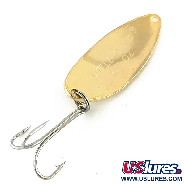 Vintage   Acme Little Cleo, 2/5oz Gold fishing spoon #8264