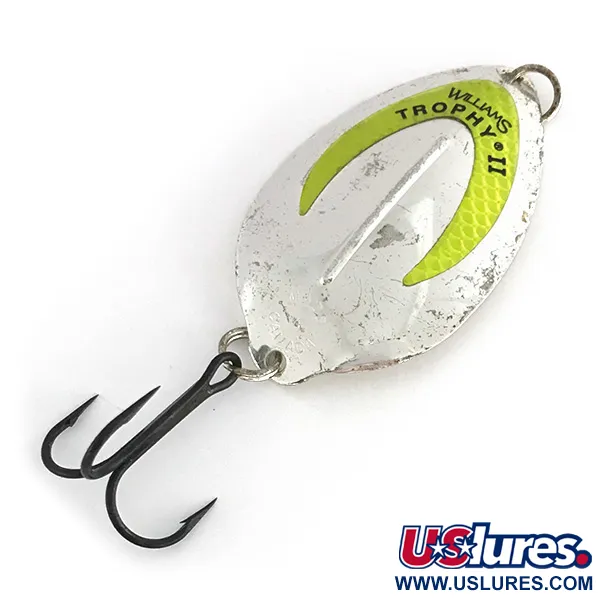 Vintage   Williams Trophy, 3/4oz Silver (Silver Plated) fishing spoon #8277