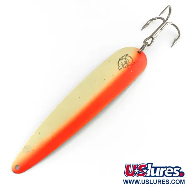 Vintage  Eppinger Dardevle Big Ed​ Flutter-Chuck 3700 UV Glow, 1oz  fishing spoon #8279