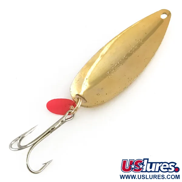 Vintage   Johnson Sprite, 3/5oz Gold fishing spoon #8283