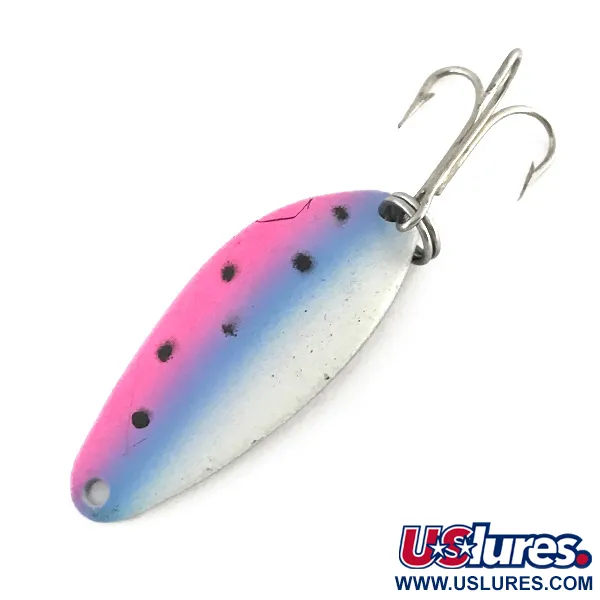 Vintage   Acme Little Cleo, 1/4oz Trout / Nickel fishing spoon #8289