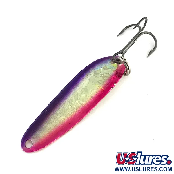 Vintage   Renegade, 1/3oz Silver / Pink / purple fishing spoon #8313