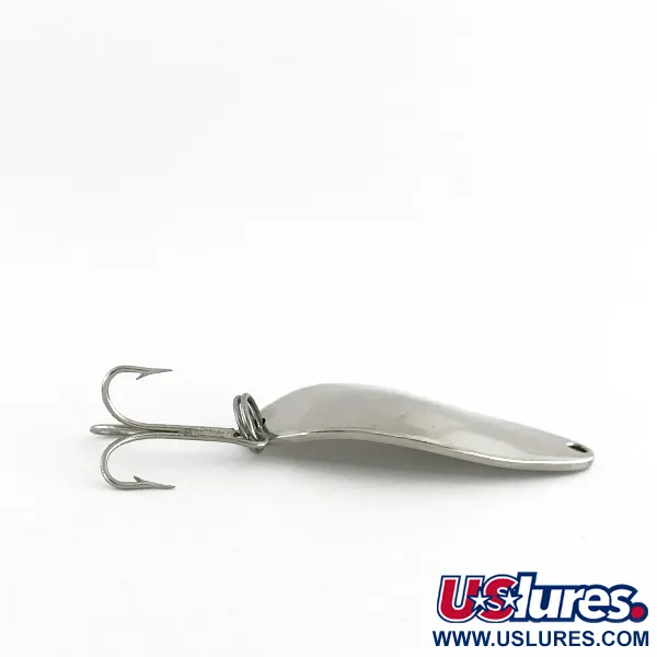 Vintage  Seneca Little Cleo (Hula Girl), 1/3oz Nickel fishing spoon #8323