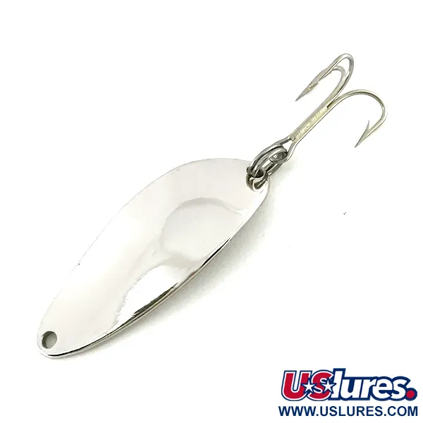 Vintage  Seneca Little Cleo (Hula Girl), 1/3oz Nickel fishing spoon #8325