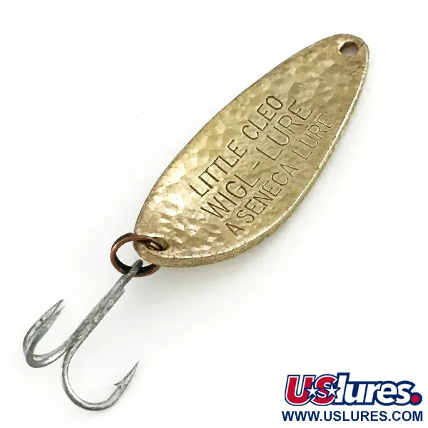 Vintage  Seneca Little Cleo Crystal, 1/4oz Crystal fishing spoon #8326