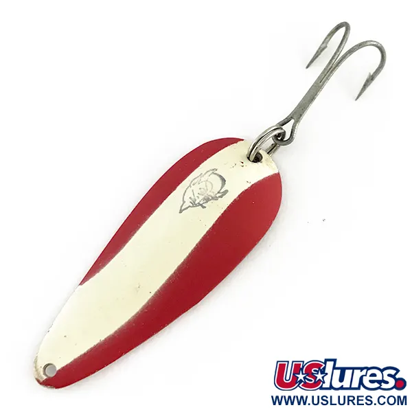 Vintage  Eppinger Dardevle Imp, 2/5oz Red / White / Nickel fishing spoon #8327