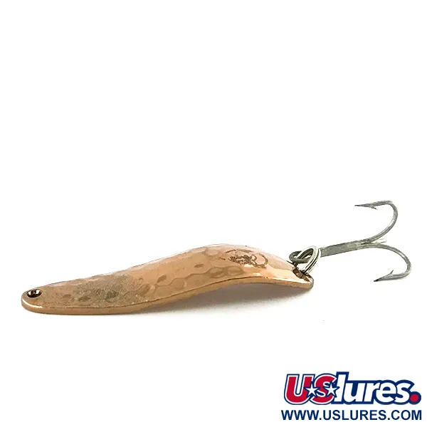 Vintage  Eppinger Dardevle Cop-E-Cat 7300, 1/3oz Hammered Copper fishing spoon #8328