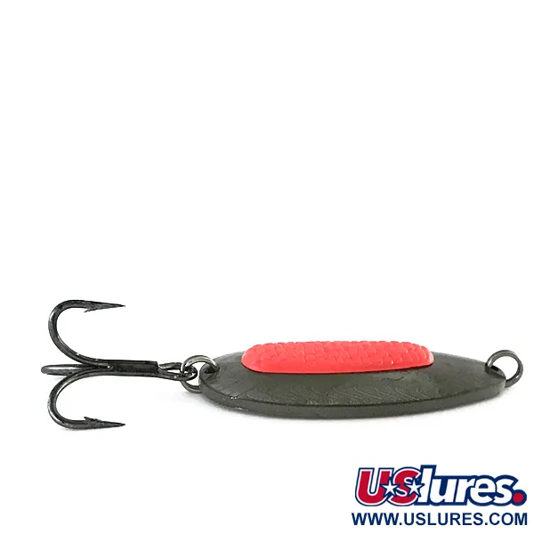 Vintage   Blue Fox Rattlin Pixee, 3/4oz Rainbow Black / Pink fishing spoon #8339