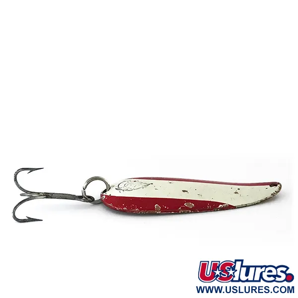 Vintage  Eppinger Dardevle Dardevlet, 3/4oz Red / White / Copper fishing spoon #8340