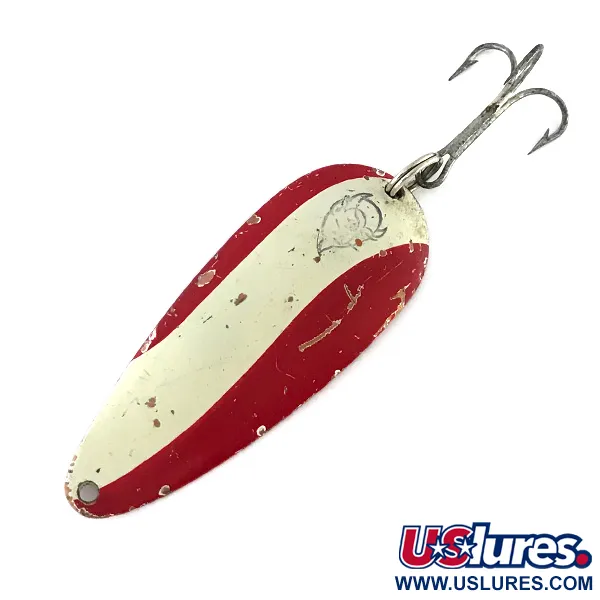 Vintage  Eppinger Dardevle Dardevlet, 3/4oz Red / White / Copper fishing spoon #8340