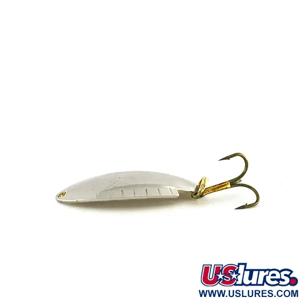 Vintage   Thomas Buoyant, 3/16oz Nickel / Gold fishing spoon #8372